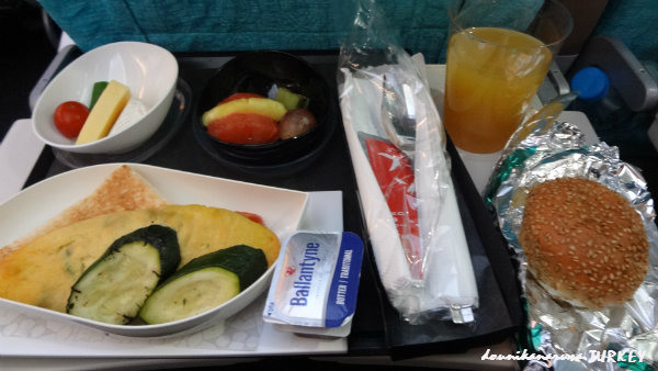 トルコ航空2015機内食朝